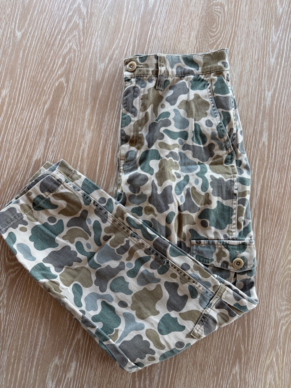 Madewell vintage duck Camo Cargo Pants